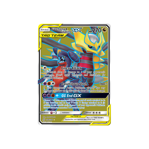 Garchomp & Giratina GX FULL ART (228/236) Unified Minds