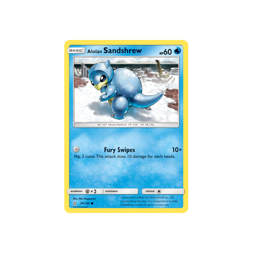 Alolan Sandshrew (28/156) Ultra Prism