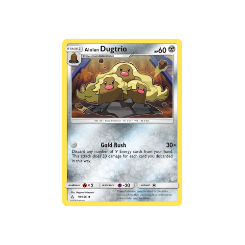 Alolan Dugtrio (79/156) Ultra Prism