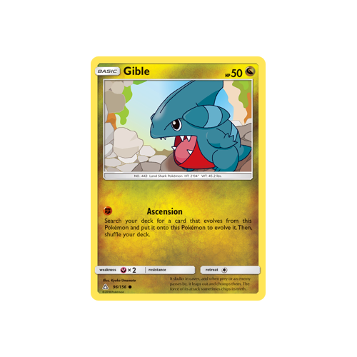 Gible (96/156) Ultra Prism