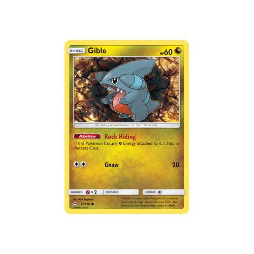 Gible (97/156) Ultra Prism