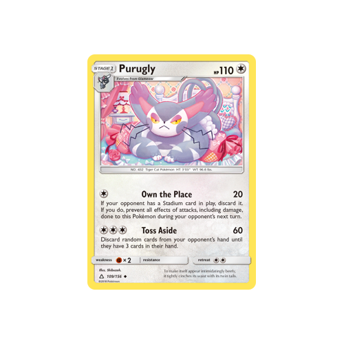 Purugly (109/156) Ultra Prism
