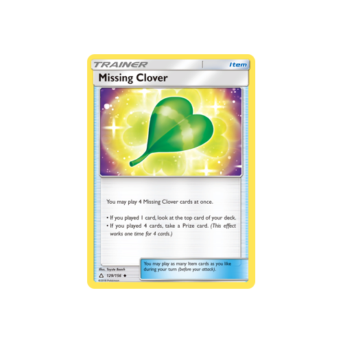 Missing Clover (129/156) Ultra Prism