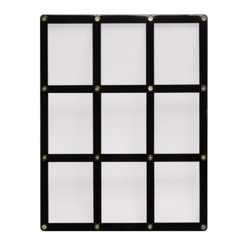 ULTRA PRO 9 Card Black Holder Black & Clear Frame