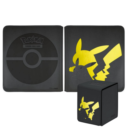 Pikachu Premium Binder (12pkt)  Premium + BONUS Flip Case