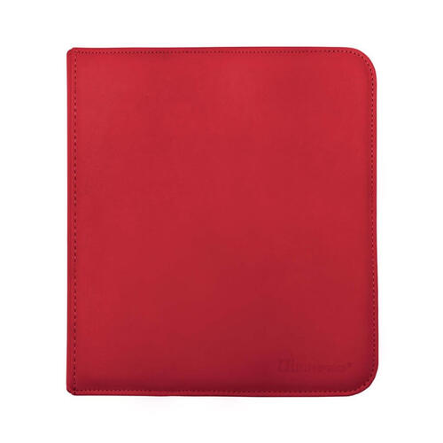 Red 12 Pocket Zipped UltraPro Binder