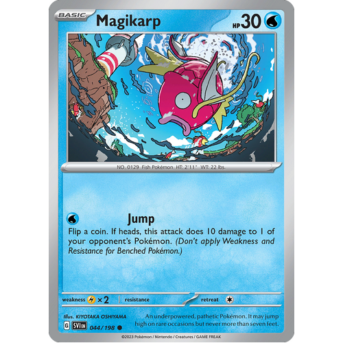Magikarp 044/198 Common Scarlet & Violet Pokemon Card