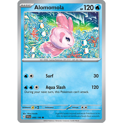 Alomomola 048/198 Common Scarlet & Violet Pokemon Card