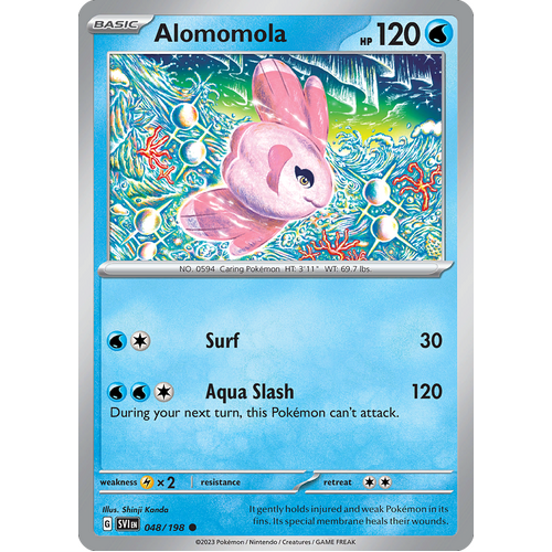 Alomomola 048/198 Common Scarlet & Violet Pokemon Card