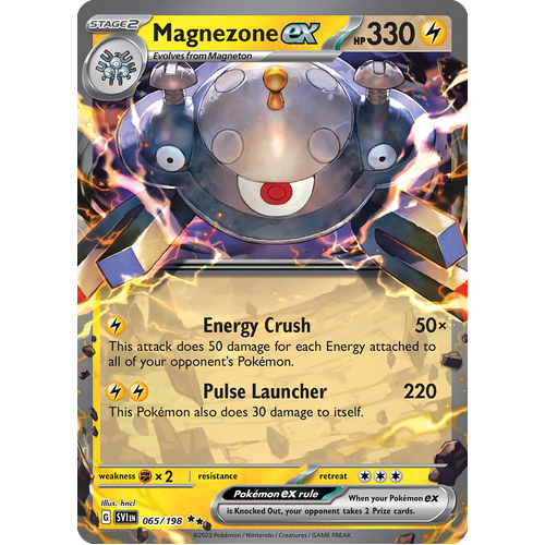 Magnezone ex 065/198 Double Rare Scarlet & Violet Pokemon Card