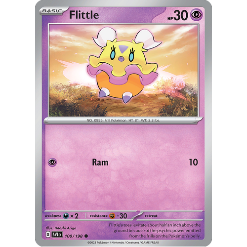 Flittle 100/198 Common Scarlet & Violet Pokemon Card