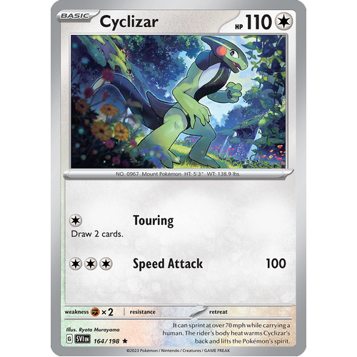 Cyclizar 164/198 Rare Scarlet & Violet Pokemon Card