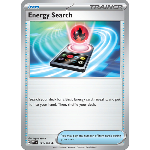 Energy Search 172/198 Common Scarlet & Violet Pokemon Card