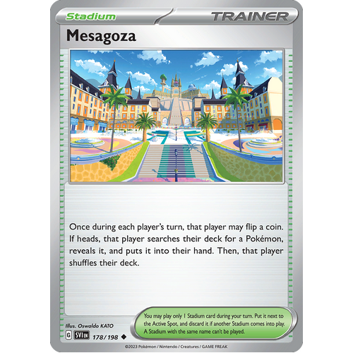Mesagoza 178/198 Uncommon Scarlet & Violet Pokemon Card