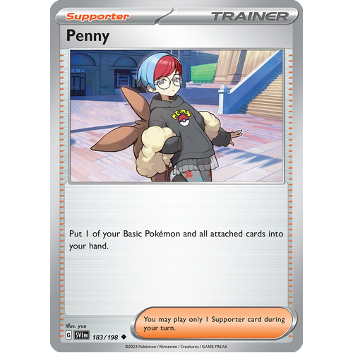 Penny 183/198 Uncommon Scarlet & Violet Pokemon Card