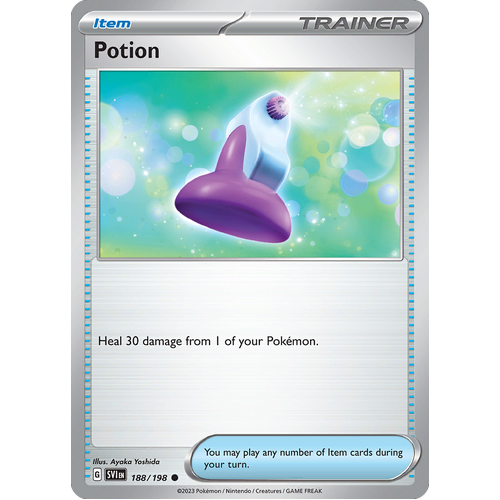 Potion 188/198 Common Scarlet & Violet Pokemon Card