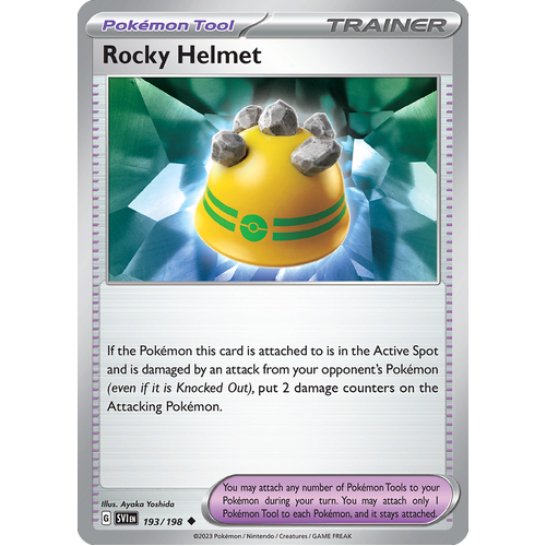 Rocky Helmet 193/198 Uncommon Scarlet & Violet Pokemon Card