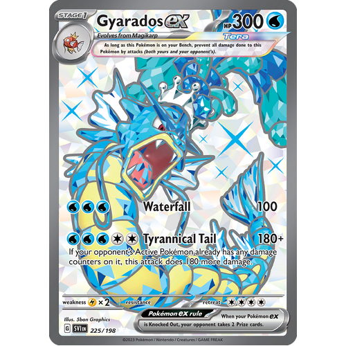 Gyarados ex 225/198 Ultra Rare Scarlet & Violet Pokemon Card