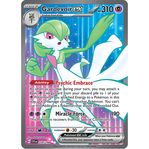 Gardevoir ex 228/198 Ultra Rare Scarlet & Violet Pokemon Card