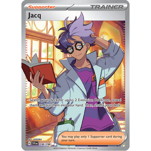 Jacq 236/198 Ultra Rare Scarlet & Violet Pokemon Card