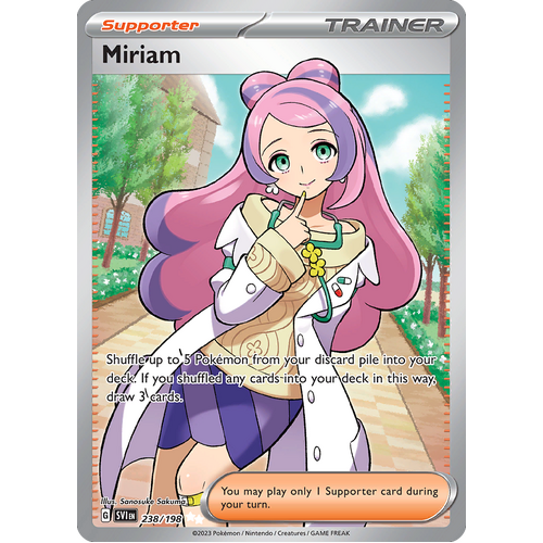 Miriam 238/198 Ultra Rare Scarlet & Violet Pokemon Card