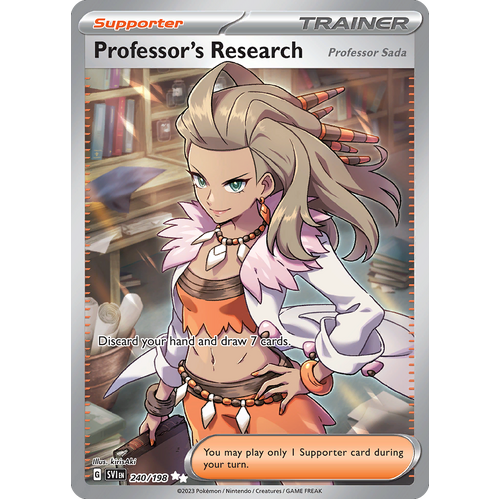 Professor's Research 240/198 Ultra Rare Scarlet & Violet Pokemon Card