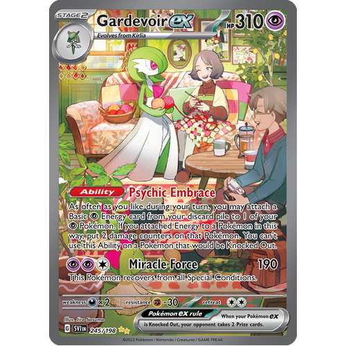 Gardevoir ex 245/198 Special Illustration Rare Scarlet & Violet Pokemon Card