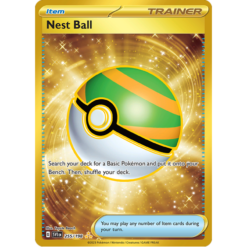 Nest Ball 255/198 Hyper Rare Scarlet & Violet Pokemon Card